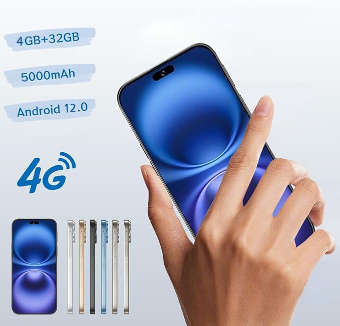 Smartphone 4G débloqué avec Face ID pour sécuriser vos données et simplifier vos accès
