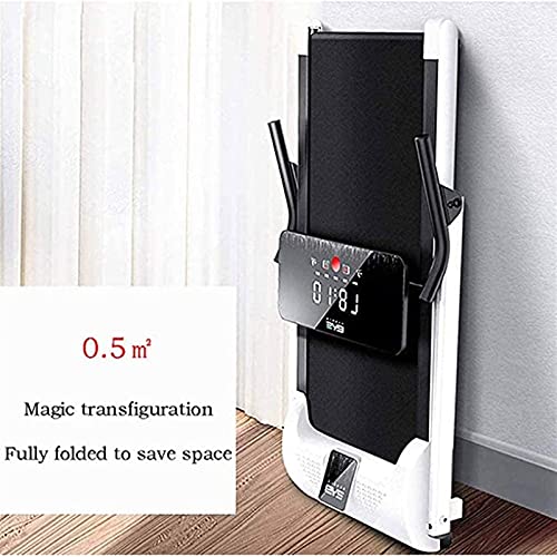 Image of Electric Treadmill-Ultra-Thin Mute Folding Walking Treadmill - for Home /Office Portable Fitness Equipment-Small Unisex Walking Machine