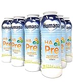 HA Pre-Nahrung enthält hydrolisiertes Eiweiß. Dies ist besonders allergenarm und reduziert somit das Risiko zur Entstehung von Allergien für das Baby.