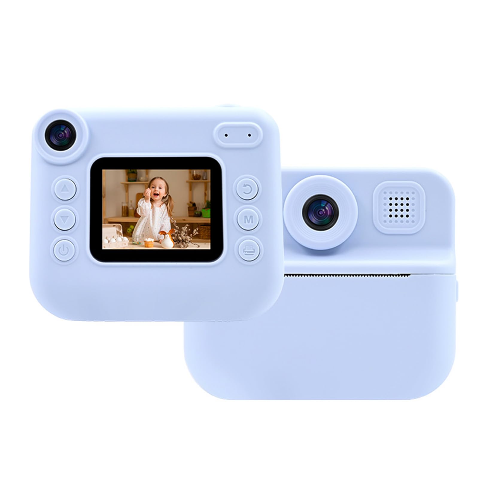 Fabater Sofortbildkamera mit Videoaufzeichnung und MP3-Player (Blue)