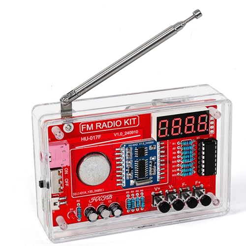 GeekLJT Digital RDA5807 Rädio Soldering Kit, DIY Solder Project Kit, Portable Rädio Soldering Kits, Practicing Electronic Kit for Learning and Teaching Solder and Electronic