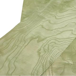 98 x 12.6 Inch Matcha Green Ash Wood Veneer Sheet 0.3mm Thick Dyed Figured Grain for Modern Home Decor Wall Paneling Furniture Restoration and DIY Craft Projects