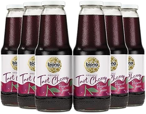 Biona Organic Tart Cherry Juice 1L, Pack of 6
