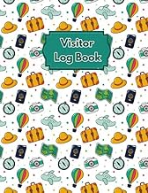 Visitor Log Book: Visitors Journal For Signing In and Out Visitor Register Book for Business