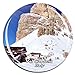 Weekino Italia Val Gardena Calamità da frigo 3D Cristallo Bicchiere Tourist City Viaggio Souvenir Collezione Regalo Forte Frigorifero Sticker