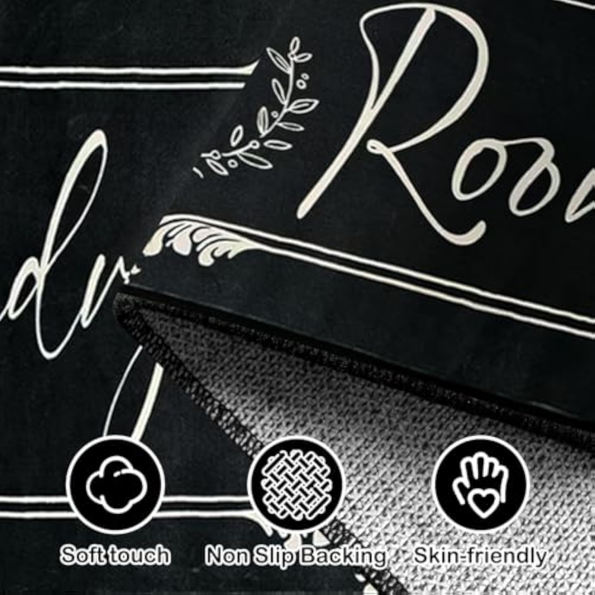 Farmhouse Laundry Room Rug Runner, Non-Slip