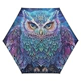 ALAZA Owl Starry Men's and Women's umbrellas Car Umbrella Golf Umbrella