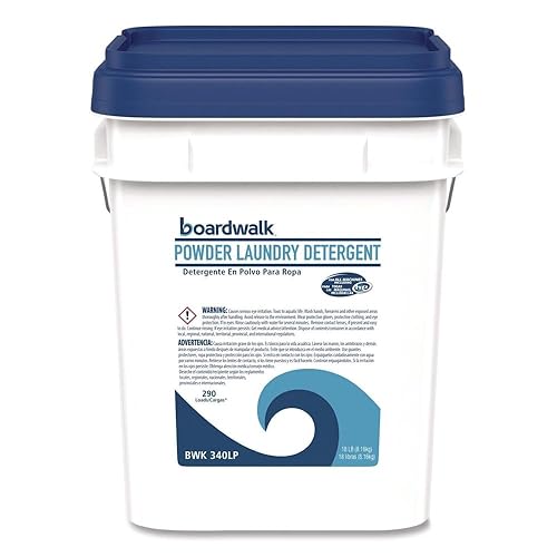 Boardwalk 340LP Laundry Detergent Powder, Summer Breeze, 18 lb Bucket