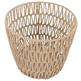 Cabilock Bote De Basura Tejido Cesta Basura De La Cocina Mimbre Bote De Basura...