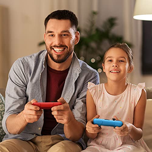 Grips de Orzly compatibles con los Joy-Cons de la Nintendo Switch - PACK DE DOS (1x ROJO y 1x AZUL) Grips Universales para usar con los JoyCons de la Nintendo Switch - imagen 3