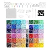 Bügelperlen-Set – Eisenperlen-Set, Handgefertigtes Bastelset | DIY Melty Beads Kit Für Erwachsene, Geburtstage, Feiertage, Schulprojekte, Familienaktivitäten, Indoor-Spielen, Klassenzimmer, Partygesch
