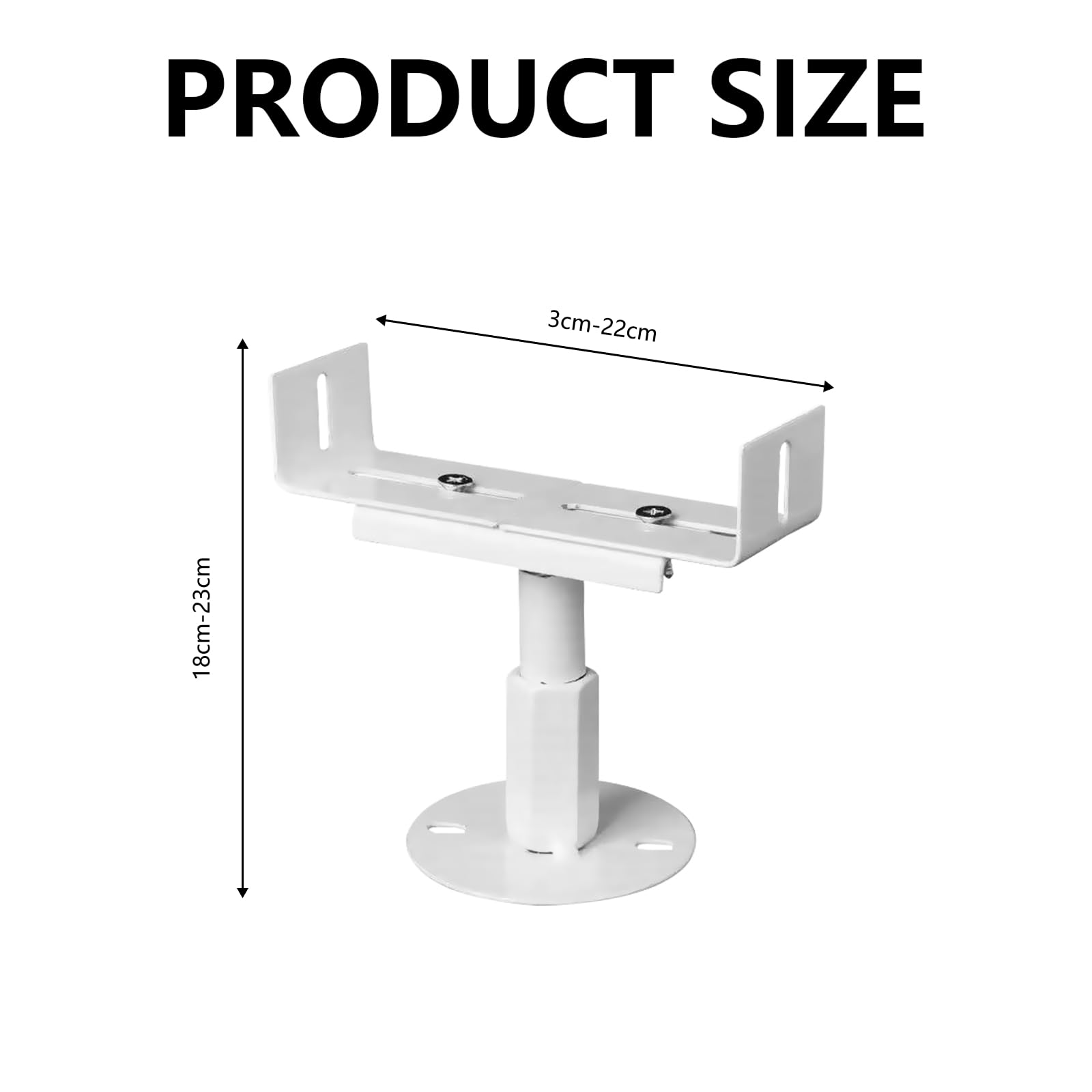 Radiateur, 2 Pièces Support De Radiateur 18-23 CM Réglable En Hauteur Et 3-22 Cm Réglable En Largeur Pieds De Radiateurs En Aluminium Support De Sol Pour Radiateurs à Colonnes