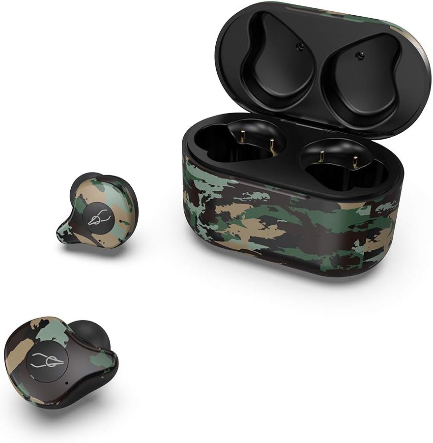 Gamogo Sabbat E12 Ultra BT 5.0 TWS Earbuds True Wireless Headphones with Dual Mic In-ear Stereo Earphones Twins Sports Headset aptX/SBC/AAC CVC8.0 Noise Reduction Charging Box Wireless Charging