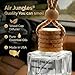 Air Jungles Hanging Car Air Freshener Diffuser 3 Count, Luxury Hotel Scent with Cedarwood Amber and Musk Notes, Natural Essential Oil, Long Lasting Odor Eliminator, Made In USA