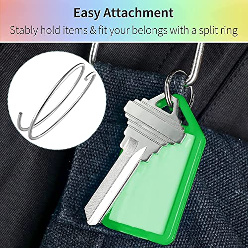 Image of SNDIA 25 Pcs Key Tag Multicolor Keyring & Keychain