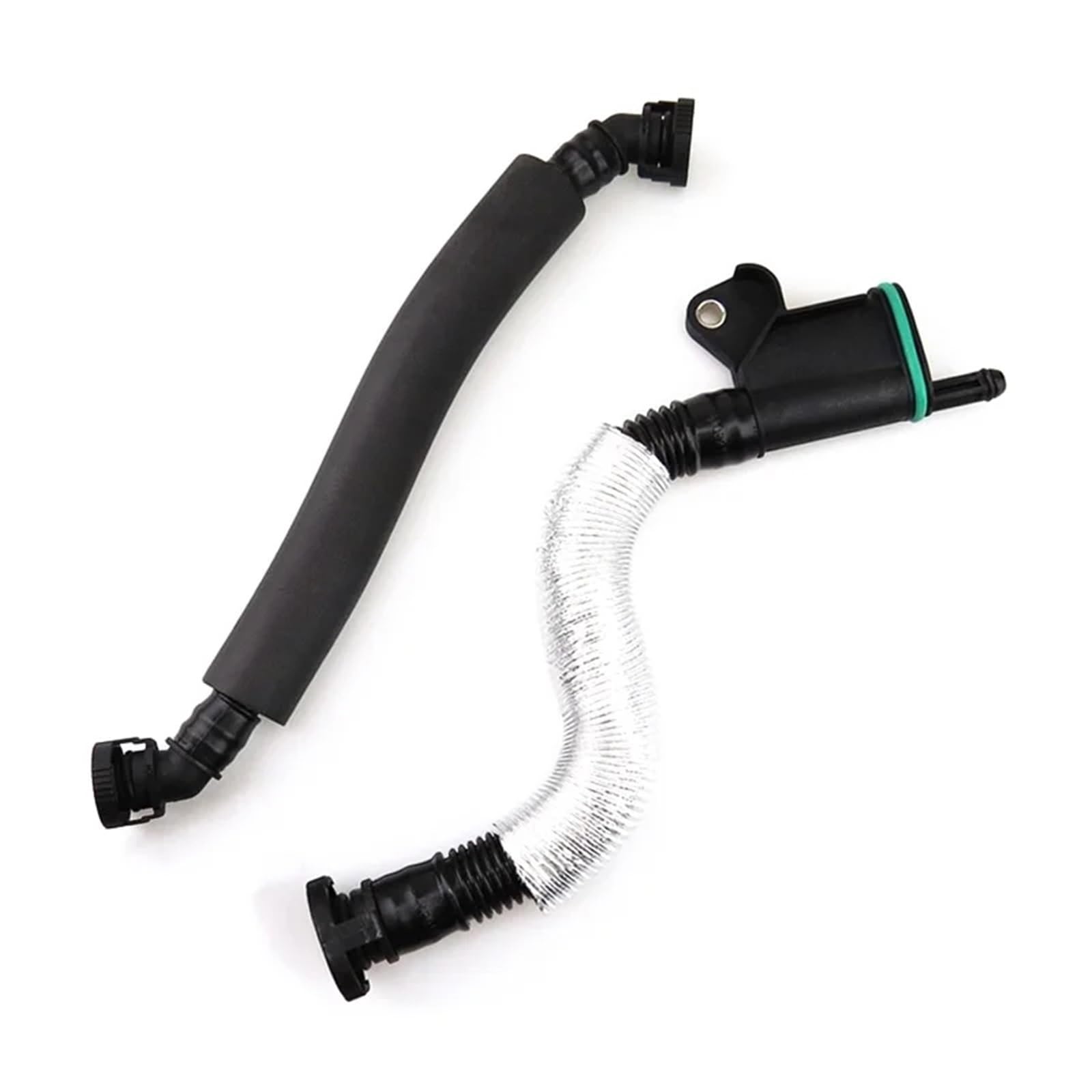 Ventilación del Cárter filtrar Sistema separador de aceite para coche compatible con Passat B6, Golf 6 MK6, Tiguan, Seat Leon, Toledo, A3 8P, A4, B8, A5, Q5, TT.(1xPipe1xhose)