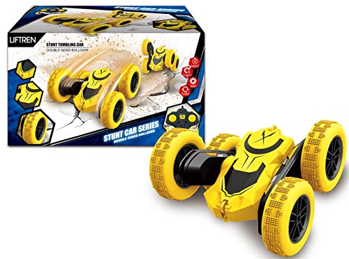 Remote Control Car RC Cars Stunt Car Toy - 360Â°Double Sided Rotating Vehicles Toys 2.4Ghz 4WD Off Road - Kids Toy Cars Christmas Birthday Gifts for Boys & Girls