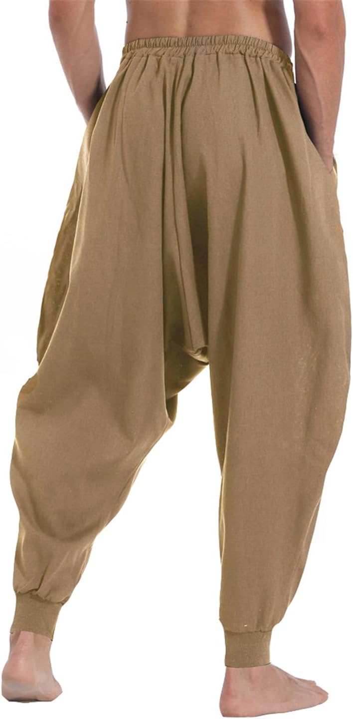 Men Casual Drawstring Yoga Harem Pants