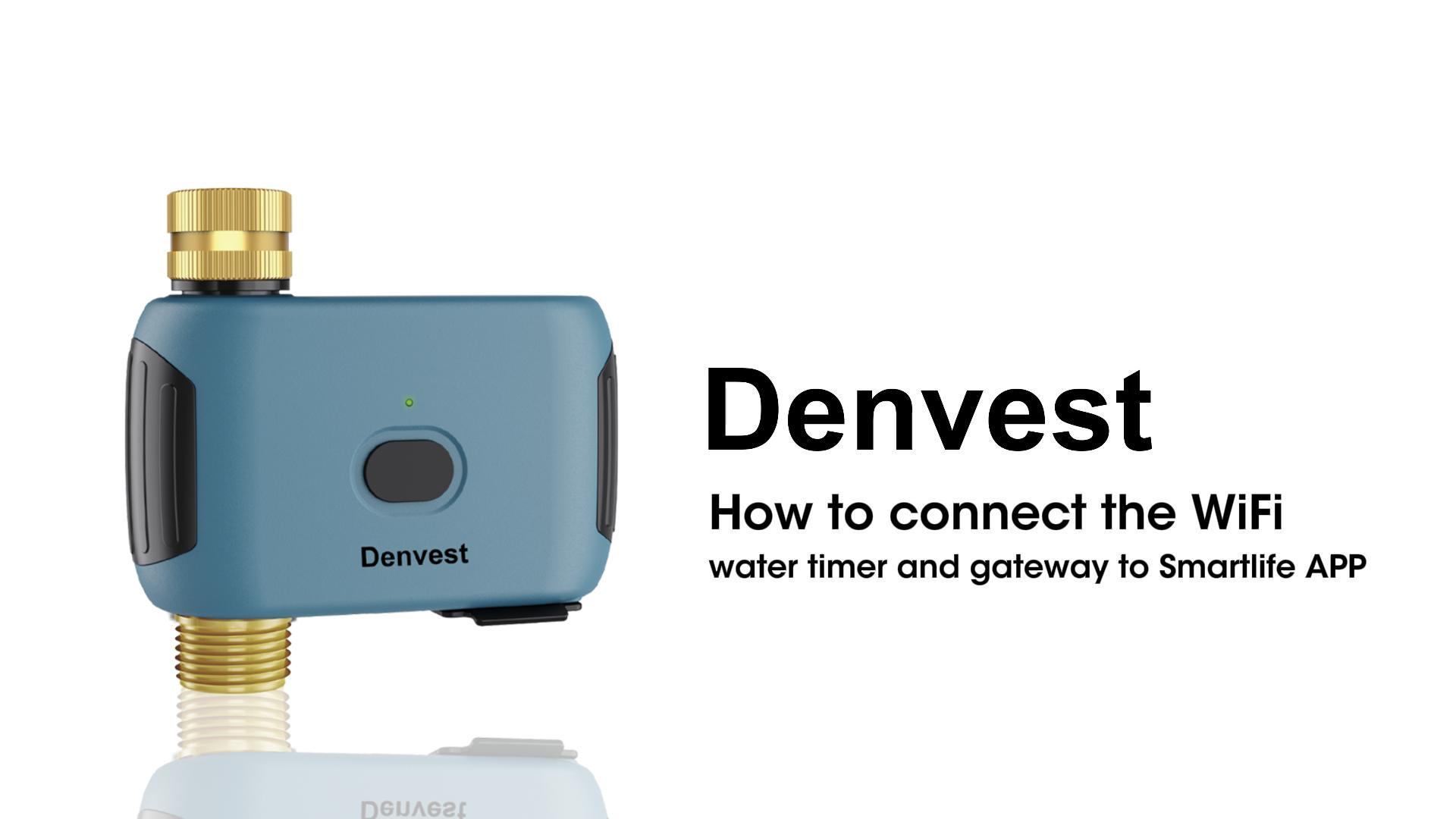 Sprinkler Timer WiFi Water Timer for Garden, Smart Wireless Hose Faucet Timer, Automatic Reset APP Remote Control Via WiFi or Bluetooth for Outdoor Yard Lawn