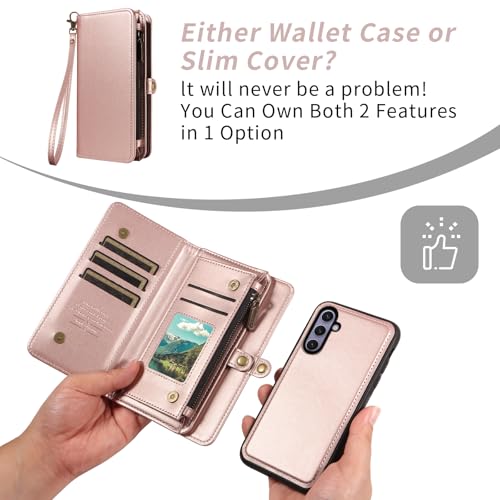 Coque Samsung Galaxy S24 Plus Asuwish CSYBYW008 en silicone rose gold