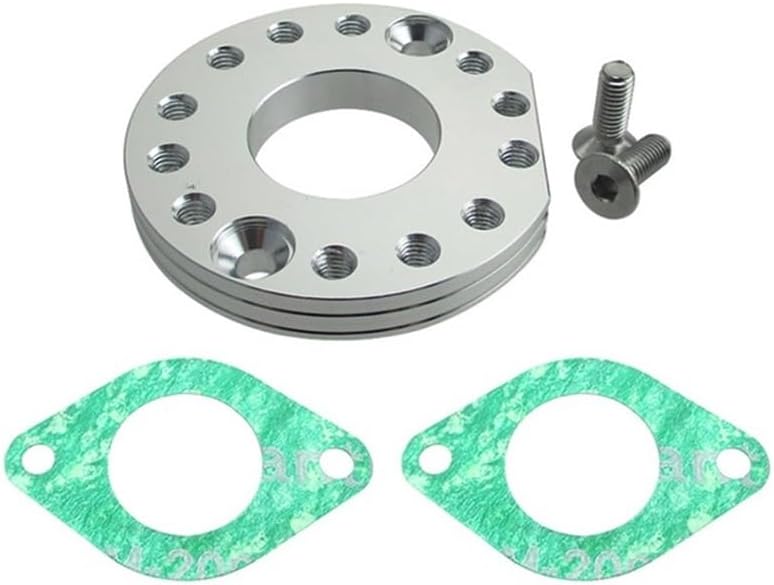 Replacement parts CNC Carb Adjuster Carburetor Inlet Manifold Spinner Plate Adaptor For 190cc ZS190 212cc Engine