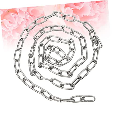 Parliky 1Pc 3 Corrente De Aço Inoxidável Resistente Com Zíper Corrente De Tração Para Cachorro Arco