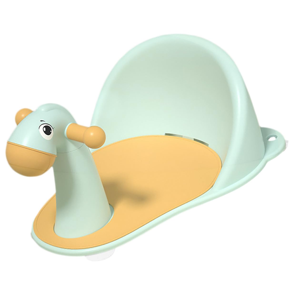 Asiento de Baño para Bebés Antideslizante Ventosas Silla para Bañera de Recién Nacido Tamaño Pequeño Soporte Seguro Color Azul Adecuado para Baño Diario y Viajes