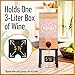 IMPRESA Boxed Wine Drink Dispenser Stand - 3L Container 5.5
