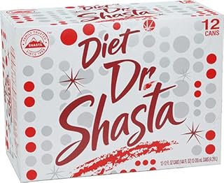 Shasta Diet Dr Shasta Soda, 12-Ounce Cans (Pack of 12)