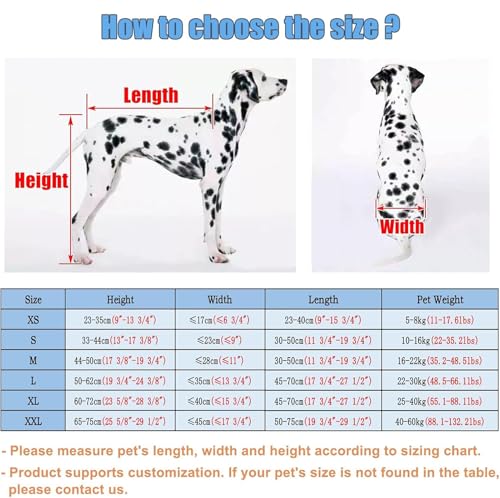 Silla de ruedas para perros ajustable con soporte integral de 4 ruedas 6