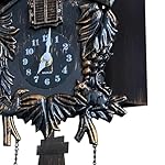 Chiming Classic Black Cuckoo Wall Clock Hanging Bird Clock Home Decor Christmas Clock Gifts - Image 5