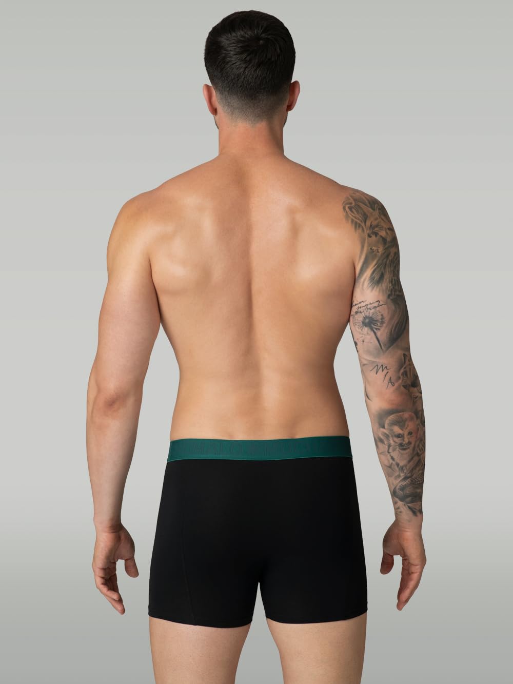 Muchachomalo Calzoncillos para Hombre, Ropa Interior Lisa de Algodón para Hombre, Pack de 7 Unidades, Bóxers Lisos de Corte Clásico con Cintura Elástica