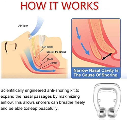 Wazdorf Anti Snoring Device for Men and Women | Silicone Magnetic Nose Clip |Snore Free Nose Clip | Anti Snoring Magnet Clip Anti Snoring Device Reusable Nose Clip | Magnetic Anti Snoring (PACK OF 2) - Image 9 thumbnail