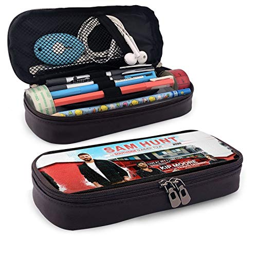 Sa-m Hu-nt - Estuche para l�pices y maquillaje, gran capacidad, dise�o de m�rmol de estudiantes