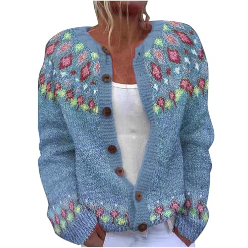 Generisch Strickjacke Damen Winter Strickjacke Aus Wolle Für Damen...