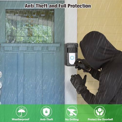 Support de sonnette pour entrée de maison compatible Ring Video 1 2 3 4 - 8