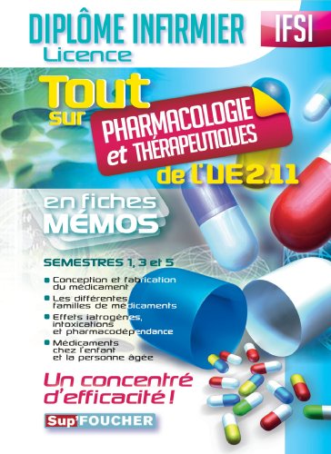 Télécharger Tout sur Pharmacologie et Thérapeutiques de l'UE 2.11 en fiches mémos Livre PDF Gratuit