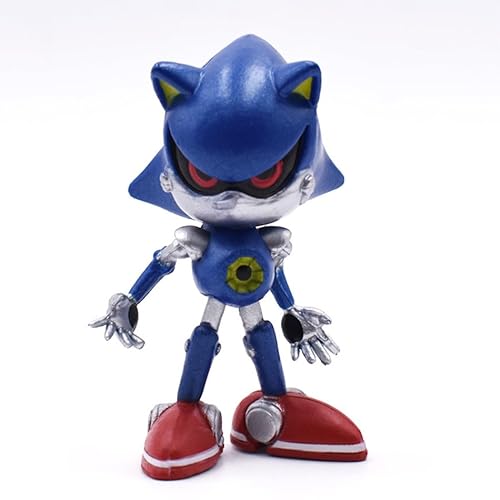 Sonic Colecionável Kit 6 Miniaturas Bonecos Anime Game Desenho Cartoon