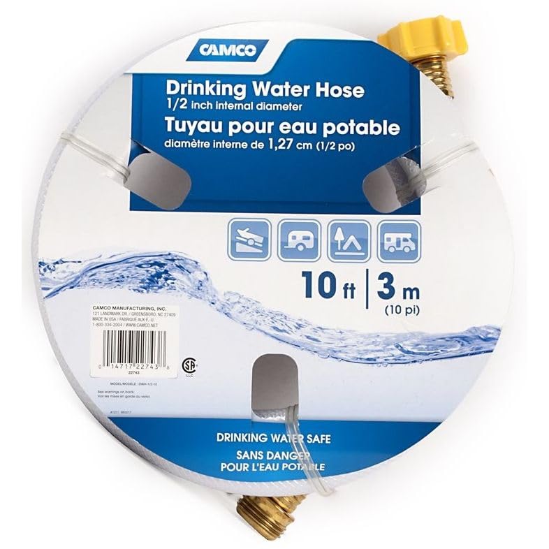 Pureflex 200 RV Freshwater Hose, Reinforced, 10-Ft.