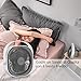 immagine 2LaHuko USB Ventilatore da Scrivania, 20cm Portatile Ventilatore da Tavolo Ricaricabile, Silenzioso Ventilatori Personali per Casa Ufficio Auto Outdoor e Viaggi(3 Velocità, 2000mAh, Rotazione 360°)
