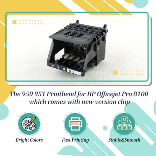 Cabezal de impresión 950 951 con chip para impresoras HP Officejet Pro 系列 4