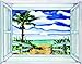 Seaside by The Window - Decorative Ceramic Art Tile - 11