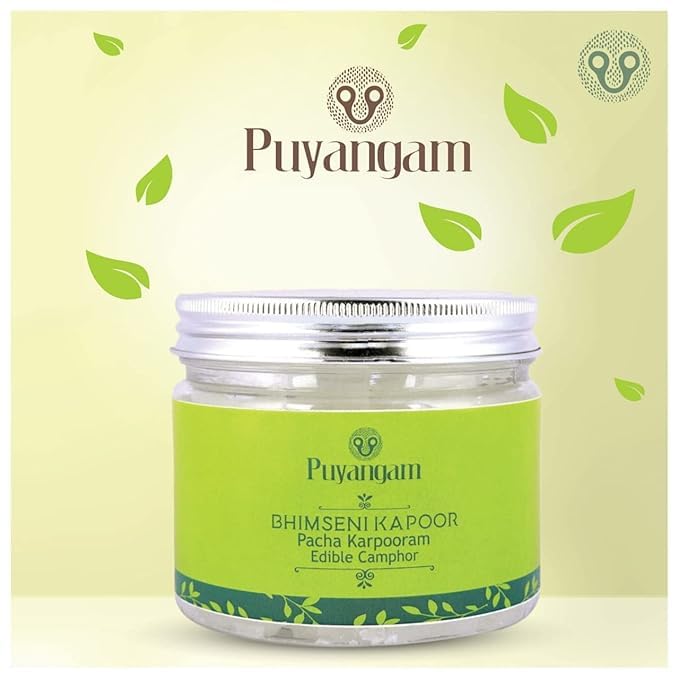 Image of Original and Pure Pacha Karpooram | Bhimseni Kapoor | Edible Camphor | Aromatic for Pooja, Meditation, Havan, Room Freshener, Mosquito Insect Repellent (500 gm)