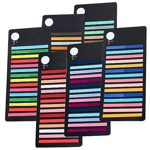 NUOBESTY 6 Piezas Micronotas Adhesivas Pestaña De Índice Pegatinas Bookmark Adhesivo Removible Pestañas De Página Largas Etiquetas Bloc De Notas Pestañas De Índice Pegajosas La Mascota