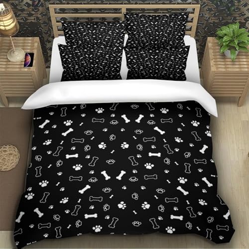Parure de lit Doberman 3D en microfibre douce et résistante - 5