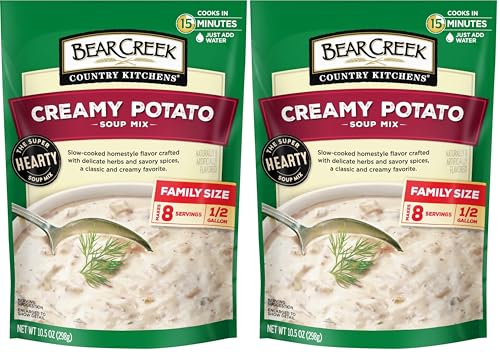 Bear Creek Soup Mix, Creamy Potato, 10.5 Ounce (Pack of 2)