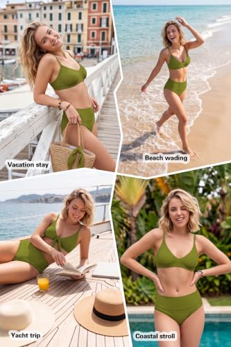 Image of Beautikini Period Swimwear Bikini Menstrual Swim Bottoms Leakproof Bathing Suits for Teens Girl