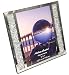 Amlong Crystal Diamond-Cut Crystal Filled Picture Frame, 5 x 7