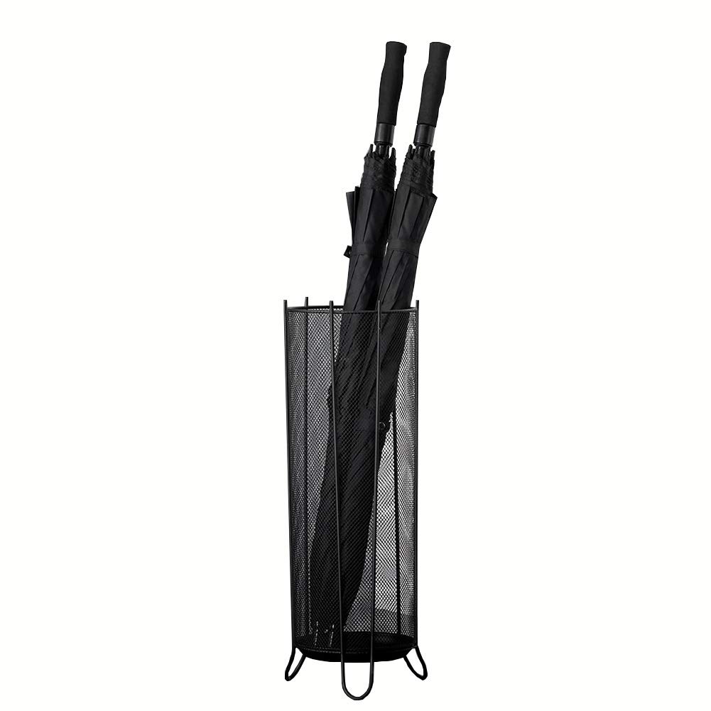 DFGHNBVC Waterproof Umbrella Stand - Household Iron Umbrella Holder For Office Hotel Lobby, Easy To Clean, Fits Long Short Umbrellas, 23X60Cm Commercial Umbrella Bucket