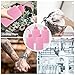 Grosun 4 Packs Tattoo Wash Bottle Water Squirt Squeeze Diffuser Bottles (Pink, 250ml)